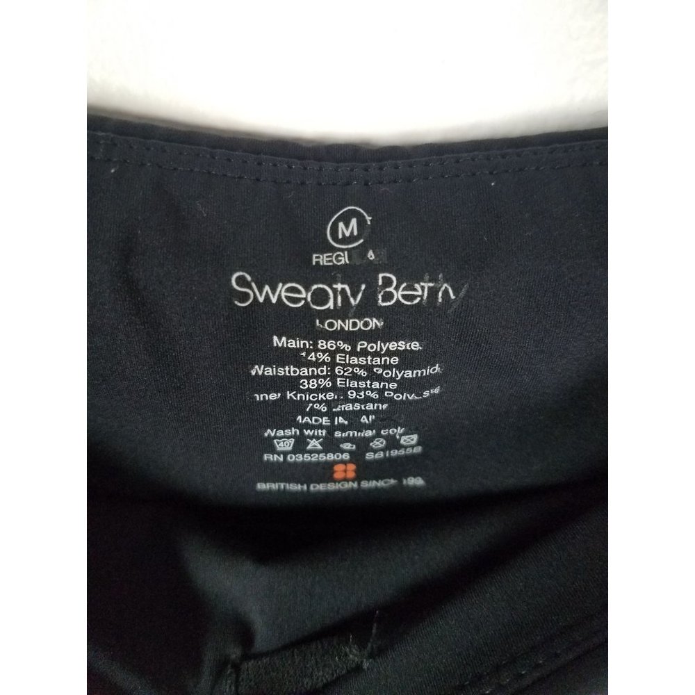 Sweaty Betty Women's Sz. M Black TIME TRIAL 3.5" BLACK RUNNING SHORTS - Picture 3 of 8